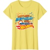 image:imageHot Wheels Birthday Confetti Mother of Birthday Girl TShirtLemon Yellow