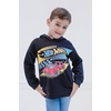 image:imageHot Wheels Boys Fleece Hooded Sweatshirt Toddler to Big KidBlack