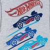image:imageHot Wheels Boys Fleece Hooded Sweatshirt Toddler to Big KidHeather Grey