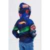 image:imageHot Wheels Boys Fleece Hooded Sweatshirt Toddler to Big KidNavy