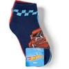 image:imageHot Wheels Boys Race Car 5 Pack Shorty SocksBlue Assorted