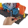 image:imageHot Wheels City Super Twist Tire Shop Playset Spin The Key to Make Cars Travel Through The Tires Includes 1 Car Gift for Kids 4 to 8 Years OldTranslucent Box