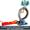 image:imageHot Wheels City Toy Car Track Set Bat Loop Attack with Adjustable Loop amp Launcher 164 Scale Vehicle Connects to Other SetsBat Loop