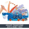 image:imageHot Wheels City Toy Car Track Set Ultimate TRex Transporter Hauler Transforms into Stomping Dino with Race Track from Netflix Series Lets RaceHauler
