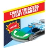 image:imageHot Wheels Color Crashers Cyber Speeder Vehicle 10Inch Blue Motorized Toy Car with Lights and Realistic Racing Sounds Kids Toys for Ages 3 Up by Just PlayBlue