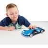 image:imageHot Wheels Color Crashers Cyber Speeder Vehicle 10Inch Blue Motorized Toy Car with Lights and Realistic Racing Sounds Kids Toys for Ages 3 Up by Just PlayBlue