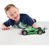 image:imageHot Wheels Color Crashers Cyber Speeder Vehicle 10Inch Blue Motorized Toy Car with Lights and Realistic Racing Sounds Kids Toys for Ages 3 Up by Just PlayGreen