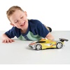 image:imageHot Wheels Color Crashers Cyber Speeder Vehicle 10Inch Blue Motorized Toy Car with Lights and Realistic Racing Sounds Kids Toys for Ages 3 Up by Just PlayYellow