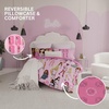 image:imageHot Wheels Girls Kids Bedding Super Soft Comforter and Sheet Set with Sham 5 Piece Twin Size Officially Licensed Product By FrancoBarbie