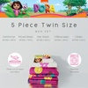 image:imageHot Wheels Girls Kids Bedding Super Soft Comforter and Sheet Set with Sham 5 Piece Twin Size Officially Licensed Product By FrancoDora the Explorer
