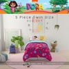 image:imageHot Wheels Girls Kids Bedding Super Soft Comforter and Sheet Set with Sham 5 Piece Twin Size Officially Licensed Product By FrancoDora the Explorer