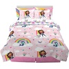 image:imageHot Wheels Girls Kids Bedding Super Soft Comforter and Sheet Set with Sham 5 Piece Twin Size Officially Licensed Product By FrancoGabbys Dollhouse