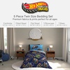 image:imageHot Wheels Girls Kids Bedding Super Soft Comforter and Sheet Set with Sham 5 Piece Twin Size Officially Licensed Product By FrancoHot Wheels X Monster Trucks