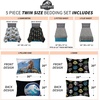 image:imageHot Wheels Girls Kids Bedding Super Soft Comforter and Sheet Set with Sham 5 Piece Twin Size Officially Licensed Product By FrancoJurassic World
