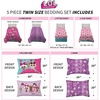 image:imageHot Wheels Girls Kids Bedding Super Soft Comforter and Sheet Set with Sham 5 Piece Twin Size Officially Licensed Product By FrancoLol Surprise