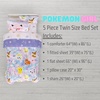 image:imageHot Wheels Girls Kids Bedding Super Soft Comforter and Sheet Set with Sham 5 Piece Twin Size Officially Licensed Product By FrancoPokemon Girl
