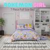 image:imageHot Wheels Girls Kids Bedding Super Soft Comforter and Sheet Set with Sham 5 Piece Twin Size Officially Licensed Product By FrancoPokemon Girl