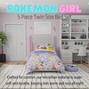 image:imageHot Wheels Girls Kids Bedding Super Soft Comforter and Sheet Set with Sham 5 Piece Twin Size Officially Licensed Product By FrancoPokemon Girl