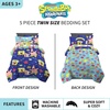 image:imageHot Wheels Girls Kids Bedding Super Soft Comforter and Sheet Set with Sham 5 Piece Twin Size Officially Licensed Product By FrancoSpongebob Squarepants