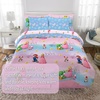 image:imageHot Wheels Girls Kids Bedding Super Soft Comforter and Sheet Set with Sham 5 Piece Twin Size Officially Licensed Product By FrancoSuper Mario Girl