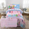 image:imageHot Wheels Girls Kids Bedding Super Soft Comforter and Sheet Set with Sham 5 Piece Twin Size Officially Licensed Product By FrancoSuper Mario Girl