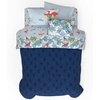 image:imageHot Wheels Girls Kids Bedding Super Soft Comforter and Sheet Set with Sham 5 Piece Twin Size Officially Licensed Product By FrancoThe Smurfs  Blue Original