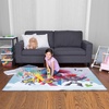 image:imageHot Wheels Interactive Play Area Rug 69 x 52 Inch Large Kids Race Track Playmat with NonSlip Backing for Bedroom amp Playroom 100 Officially Licensed Product by FrancoTrolls World Tour