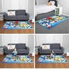 image:imageHot Wheels Interactive Play Area Rug 69 x 52 Inch Large Kids Race Track Playmat with NonSlip Backing for Bedroom amp Playroom 100 Officially Licensed Product by FrancoSonic the Hedgehog