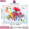 image:imageHot Wheels Interactive Play Area Rug 69 x 52 Inch Large Kids Race Track Playmat with NonSlip Backing for Bedroom amp Playroom 100 Officially Licensed Product by FrancoTrolls World Tour