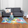 image:imageHot Wheels Interactive Play Area Rug 69 x 52 Inch Large Kids Race Track Playmat with NonSlip Backing for Bedroom amp Playroom 100 Officially Licensed Product by FrancoBaby Shark