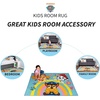 image:imageHot Wheels Interactive Play Area Rug 69 x 52 Inch Large Kids Race Track Playmat with NonSlip Backing for Bedroom amp Playroom 100 Officially Licensed Product by FrancoPaw Patrol Girls