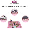 image:imageHot Wheels Interactive Play Area Rug 69 x 52 Inch Large Kids Race Track Playmat with NonSlip Backing for Bedroom amp Playroom 100 Officially Licensed Product by FrancoLol Surprise