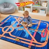 image:imageHot Wheels Interactive Play Area Rug 69 x 52 Inch Large Kids Race Track Playmat with NonSlip Backing for Bedroom amp Playroom 100 Officially Licensed Product by FrancoHot Wheels