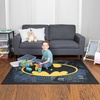 image:imageHot Wheels Interactive Play Area Rug 69 x 52 Inch Large Kids Race Track Playmat with NonSlip Backing for Bedroom amp Playroom 100 Officially Licensed Product by FrancoBatman