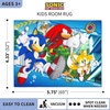 image:imageHot Wheels Interactive Play Area Rug 69 x 52 Inch Large Kids Race Track Playmat with NonSlip Backing for Bedroom amp Playroom 100 Officially Licensed Product by FrancoSonic the Hedgehog