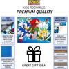 image:imageHot Wheels Interactive Play Area Rug 69 x 52 Inch Large Kids Race Track Playmat with NonSlip Backing for Bedroom amp Playroom 100 Officially Licensed Product by FrancoSonic the Hedgehog