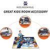 image:imageHot Wheels Interactive Play Area Rug 69 x 52 Inch Large Kids Race Track Playmat with NonSlip Backing for Bedroom amp Playroom 100 Officially Licensed Product by FrancoSpace Jam 2 a New Legacy