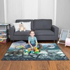 image:imageHot Wheels Interactive Play Area Rug 69 x 52 Inch Large Kids Race Track Playmat with NonSlip Backing for Bedroom amp Playroom 100 Officially Licensed Product by FrancoJurassic World