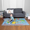 image:imageHot Wheels Interactive Play Area Rug 69 x 52 Inch Large Kids Race Track Playmat with NonSlip Backing for Bedroom amp Playroom 100 Officially Licensed Product by FrancoPokemon