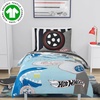 image:imageHot Wheels Kids Bedding Super Soft Premium Organic Cotton Duvet Cover with Sham 3 Piece Full Size Officially Licensed Product By FrancoHot Wheels
