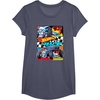 image:imageHot Wheels Lets Race  Bone Shaker TShirtHeather Blue