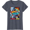 image:imageHot Wheels Lets Race  Bone Shaker TShirtHeather Blue