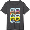 image:imageHot Wheels Lets Race  Go Go Go Go TShirtDark Heather Grey