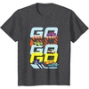 image:imageHot Wheels Lets Race  Go Go Go Go TShirtDark Heather Grey