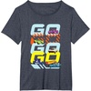 image:imageHot Wheels Lets Race  Go Go Go Go TShirtHeather Blue