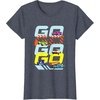image:imageHot Wheels Lets Race  Go Go Go Go TShirtHeather Blue
