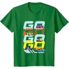 image:imageHot Wheels Lets Race  Go Go Go Go TShirtKelly Green