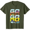 image:imageHot Wheels Lets Race  Go Go Go Go TShirtOlive Green