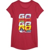 image:imageHot Wheels Lets Race  Go Go Go Go TShirtRed Heather