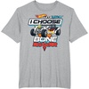image:imageHot Wheels Lets Race  I Choose Bone Shaker TShirtHeather Grey